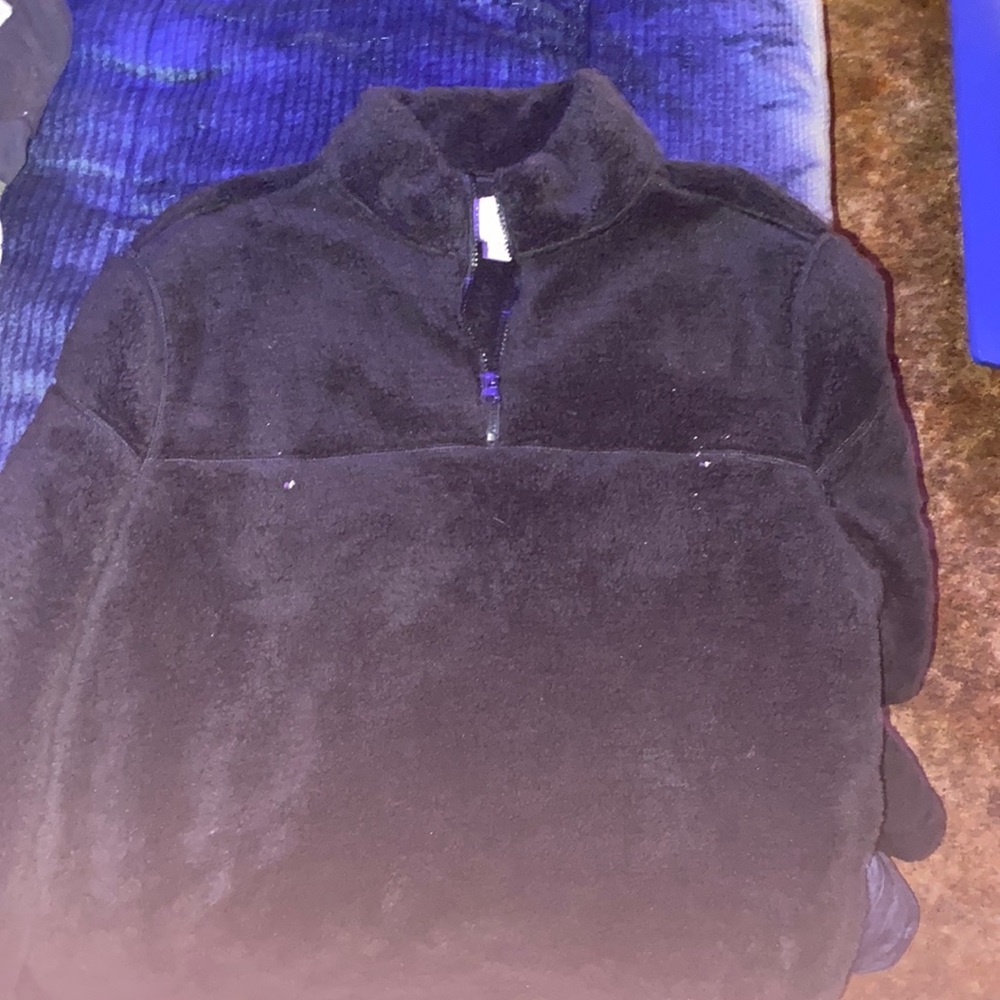 Black XXL CORE LIFE 1/4 Zip Fleece Sweater